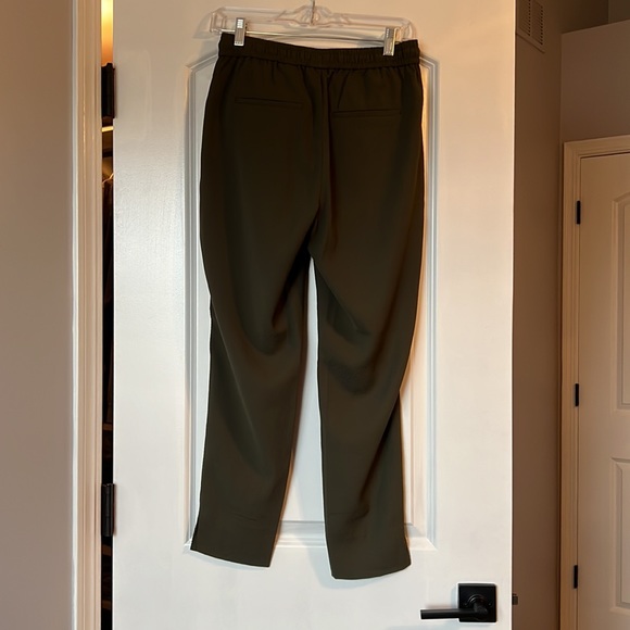 H&M Olive Green Straight Leg Trousers - Picture 6 of 8